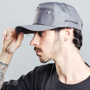 GORRA FRONT GREY